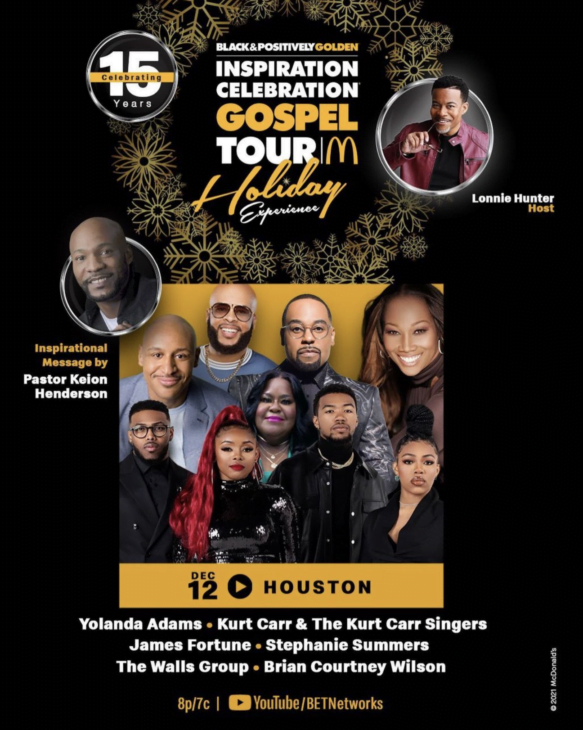 The McDonald’s Inspiration Celebration® Gospel Tour