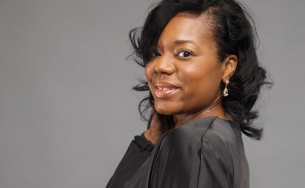 My Black ASOS Dress For Our Firm’s Holiday Photo Shoot