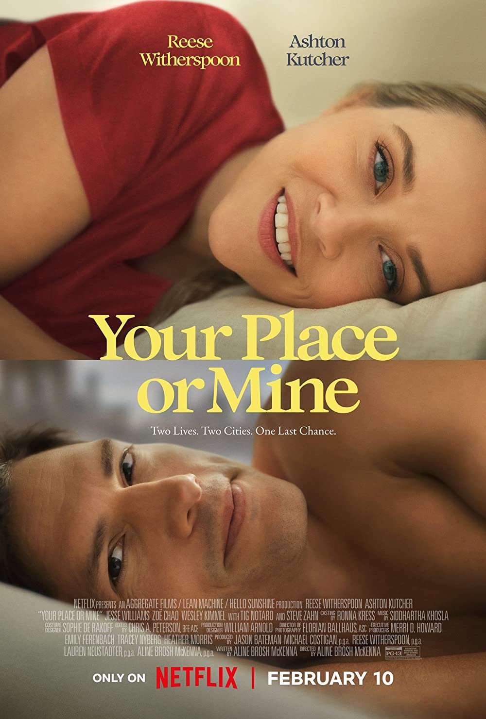 Your Place or Mine starring Reese Witherspoon & Ashton Kutcher