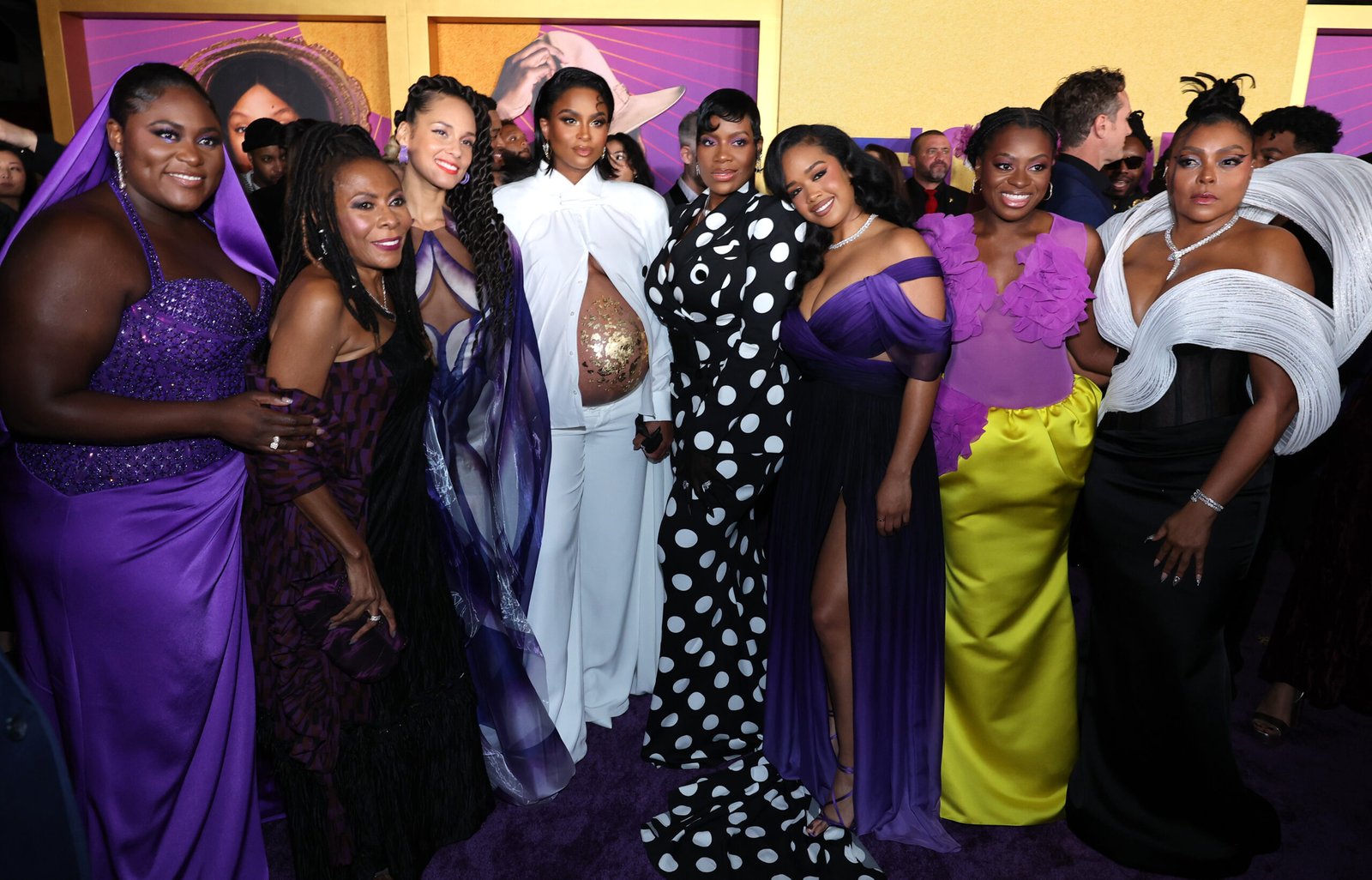 Celebs came out for The Color Purple LA Premiere