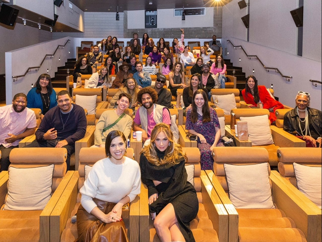 Jennifer Lopez host Reception for Barbie Actress America Ferrera