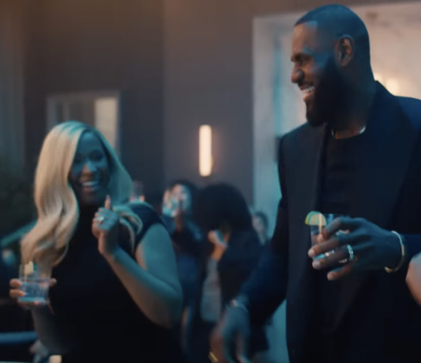 LeBron and Savannah James