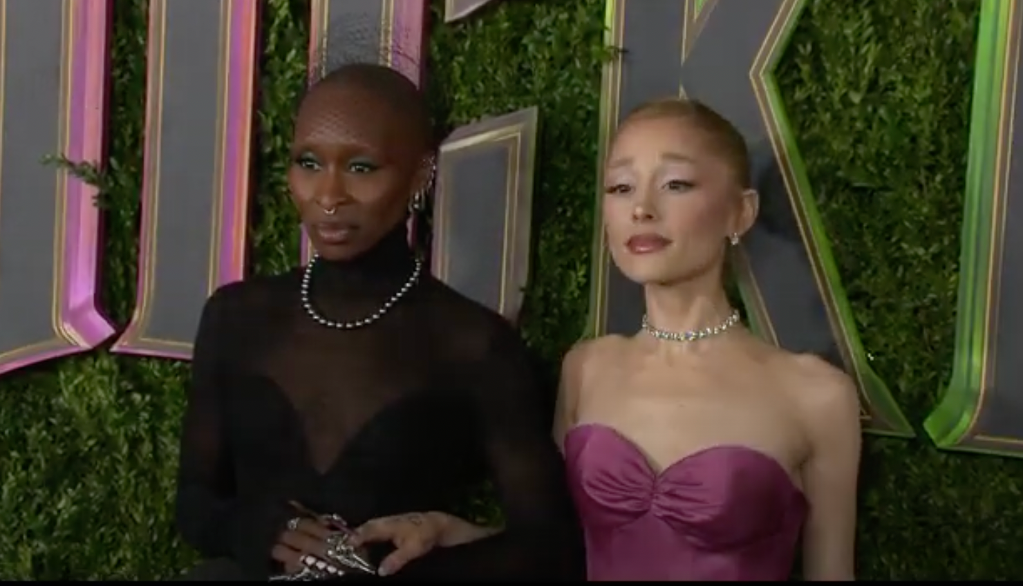 Cynthia Erivo and Ariana Grande WICKED Screening in NYC