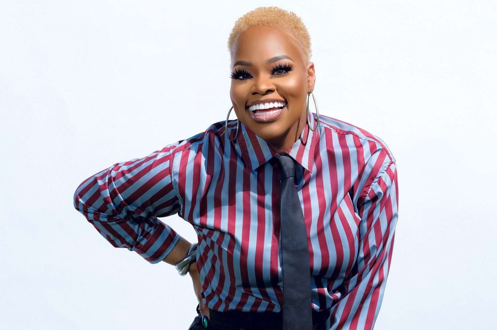 Tasha Cobbs Leonard leading worship at CBN Film Debut of ‘Revival Generation’