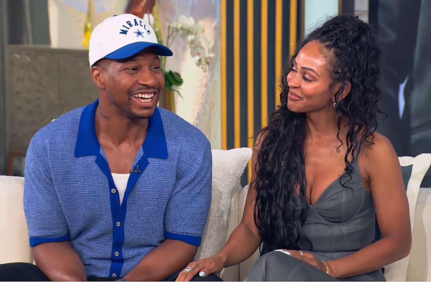Meagan Good and Jonathan Majors discuss faith and marriage on Tamron Hall